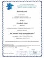 Certyfikaty - Anna Jarząbek