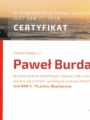 Certyfikat - Paweł Burda